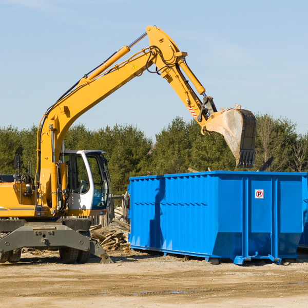 how many times can i have a residential dumpster rental emptied in Morgan Wisconsin